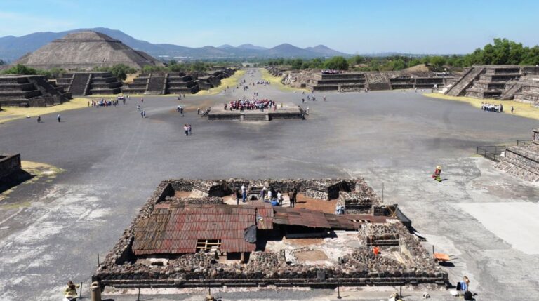 DESCUBREN NUEVAS RUINAS EN LA ZONA ARQUEOLÓGICA DE TEOTIHUACAN EN MÉXICO