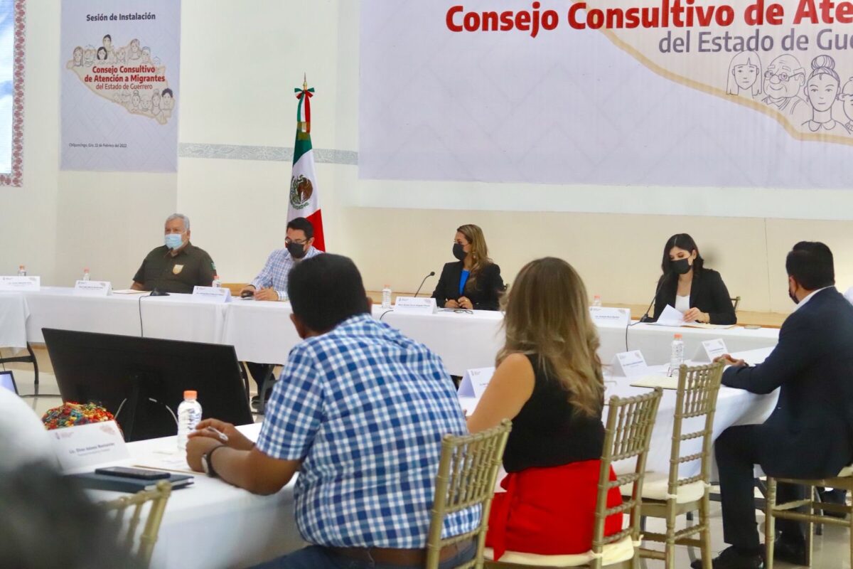Evelyn Salgado Pineda estuvo presente en la instalación del Consejo Consultivo del Migrante en Guerrero.