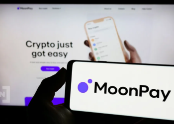 Logotipo de Moonpay, aplicación que cambiará las reglas del juego en el ambiente NFT, asegura Alexis Nickin Gaxiola