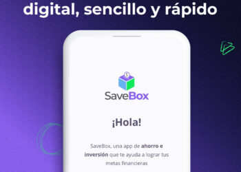 Vista de la aplicación de SaveBox.
