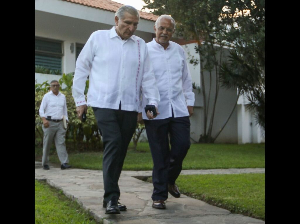 Adán Augusto López y el gobernador de Nayarit