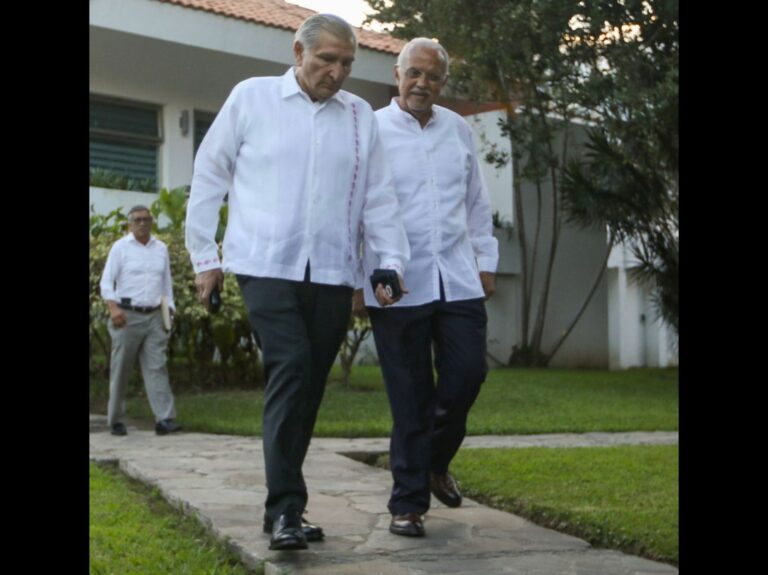 Adán Augusto López y el gobernador de Nayarit