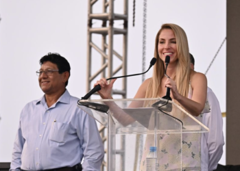 Patricia Lobeira Rodríguez se mostró contenta con la aprobación del INAH a los trabajos en el Centro Histórico de Veracruz.