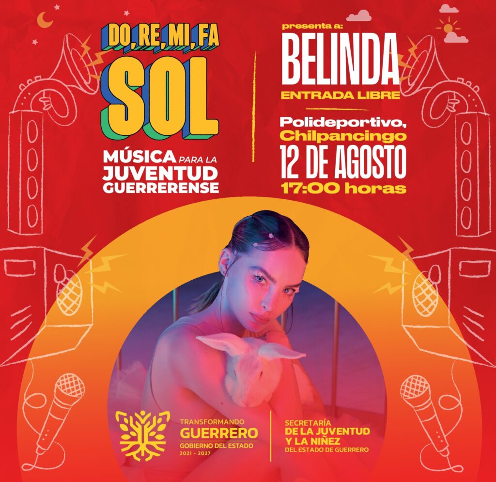 Belinda es solo uno de los muchos artistas que participarán en el festival “DO, RE, MI, FA, SOL”