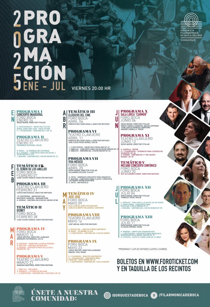 Primera Temporada de Conciertos 2025 en Veracruz: Patricia Lobeira Rodríguez