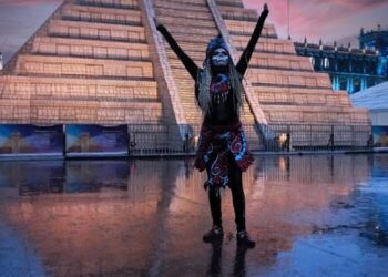 Atototzli', la obra de Alicia Aurora, imagen del Festival de Avignon