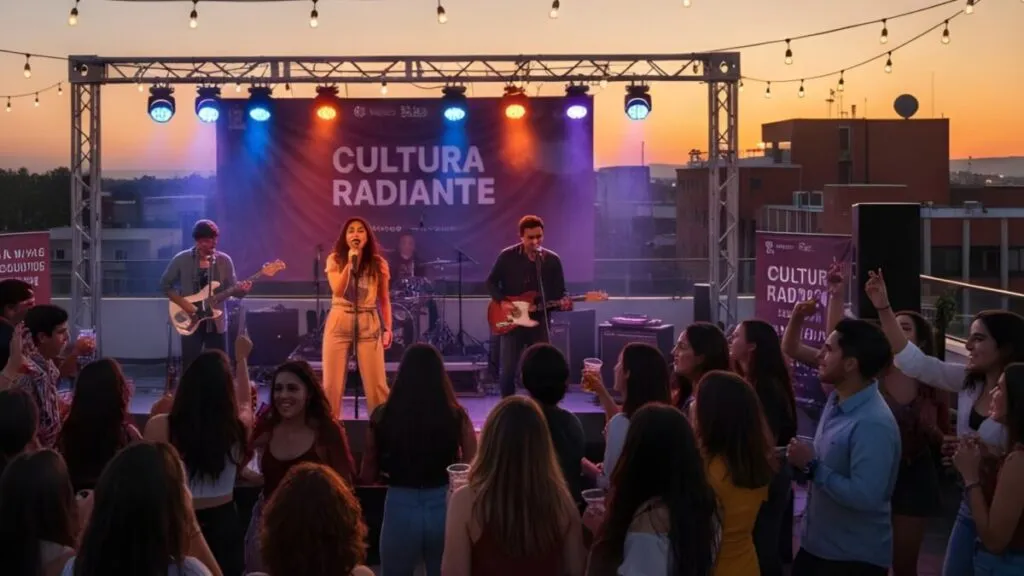 Cultura Radiante cerró su ciclo en agosto 2025 con un roof concert transmitido por Radio UAA 94.5 FM, impulsando la música independiente en Aguascalientes.
