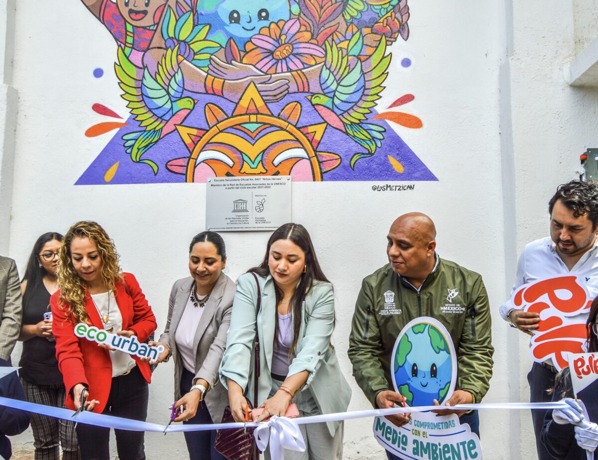 AJEMEX y Eco Urban entregaron e inauguraron mural.
