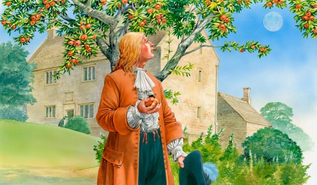 Hallan la casa de la madre de Isaac Newton a un paso del famoso manzano