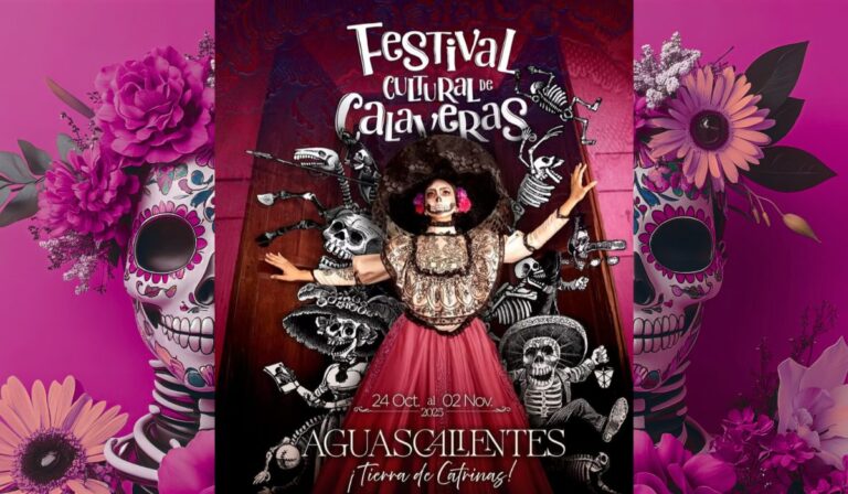Presentan el cartel oficial del Festival Cultural de Calaveras 2025 en Aguascalientes