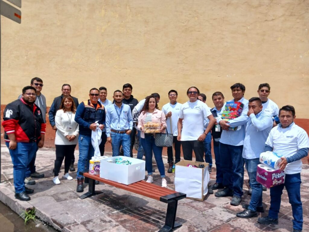 La visita al Asilo San Francisco de Asís se suma a una serie de actividades que Seguritech ha implementado en comunidades diversas.