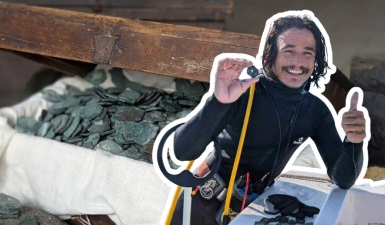 Descubren en Florida un tesoro español perdido hace más de 300 años