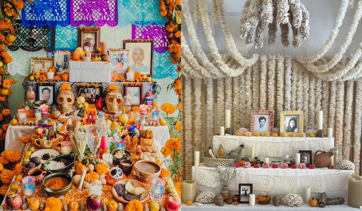 Ofrendas minimalistas vs meximalismo: el color se defiende en el Día de Muertos