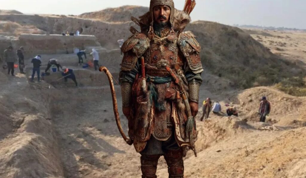 La sorprendente armadura de un guerrero de 1500 años aparece en Uzbekistán