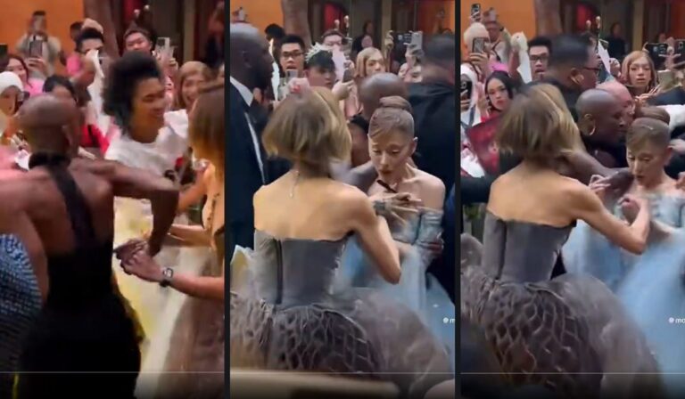 ¿Quién es Johnson Wen? El intruso viral que irrumpió en la alfombra roja de Ariana Grande