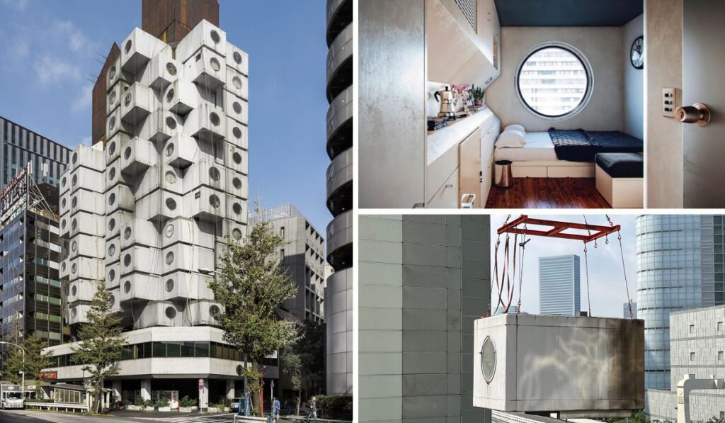 Nakagin Capsule Tower: la utopía japonesa de vivir en 10 m² renace en el MoMA