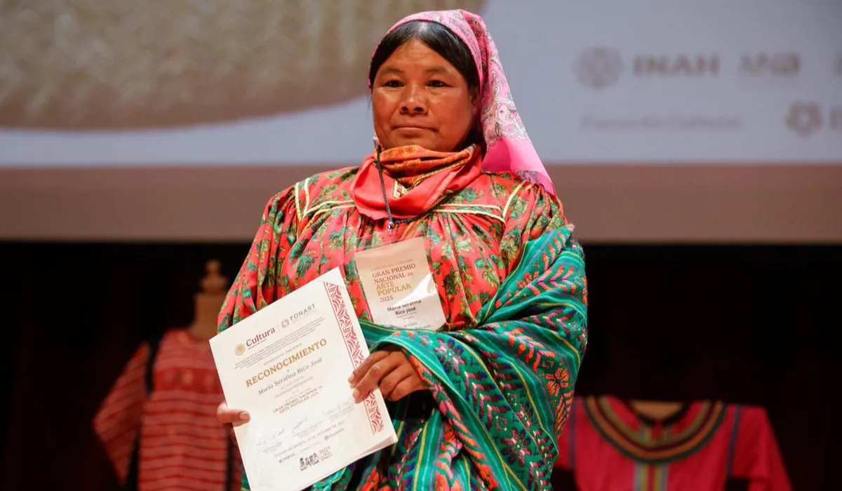 María Serafina, orgullo rarámuri del arte popular 2025
