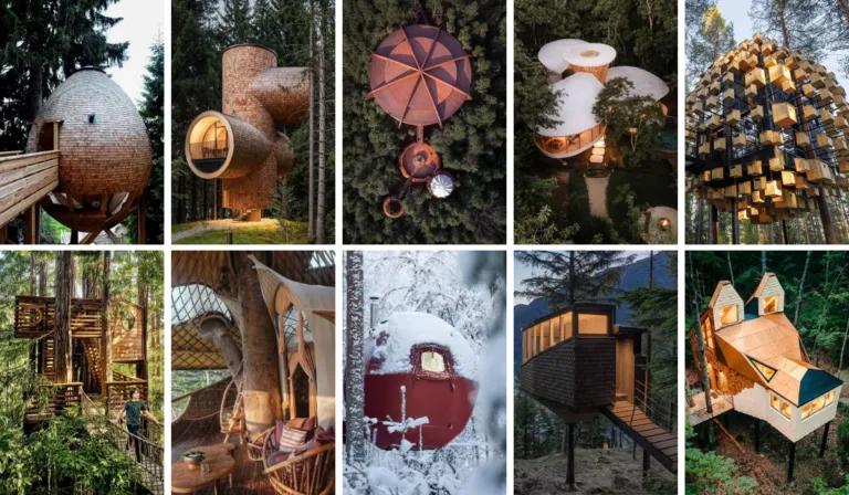 Dormir entre las copas: 10 casas en los árboles que parecen sacadas de un sueño
