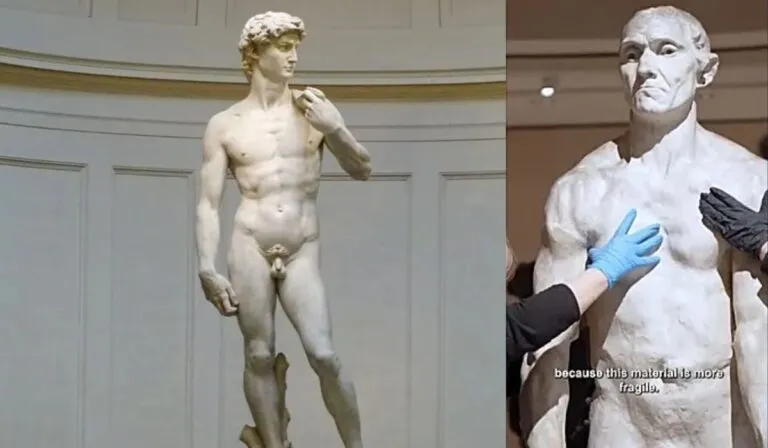 Así se movieron esculturas de hasta 750 kilos: el Louvre revela el montaje de “Cuerpos vivos”