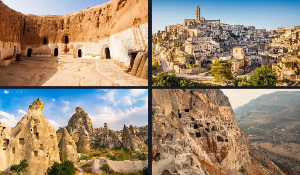 Viajar bajo tierra: 5 ciudades sorprendentes donde la arquitectura se esconde en la roca