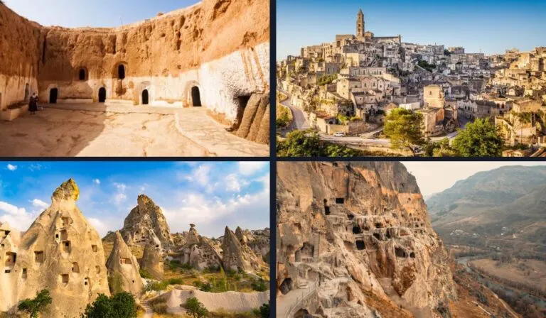 Viajar bajo tierra: 5 ciudades sorprendentes donde la arquitectura se esconde en la roca