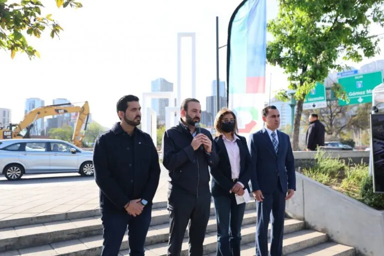 Movilidad en San Pedro: Luis Susarrey destaca la coordinación institucional en la obra de Gómez Morín