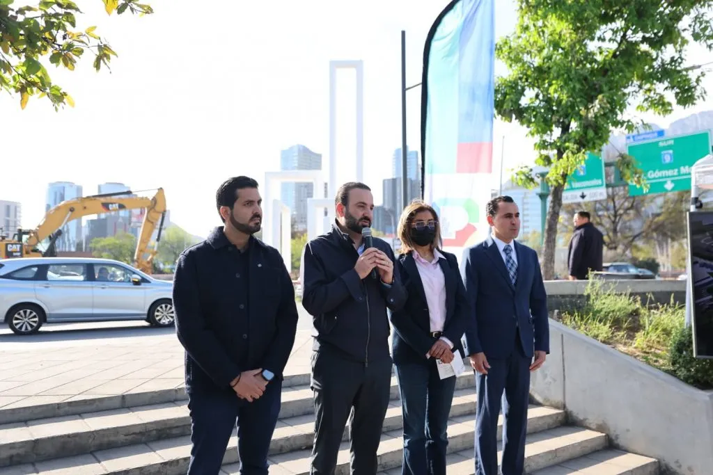 Movilidad en San Pedro: Luis Susarrey destaca la coordinación institucional en la obra de Gómez Morín