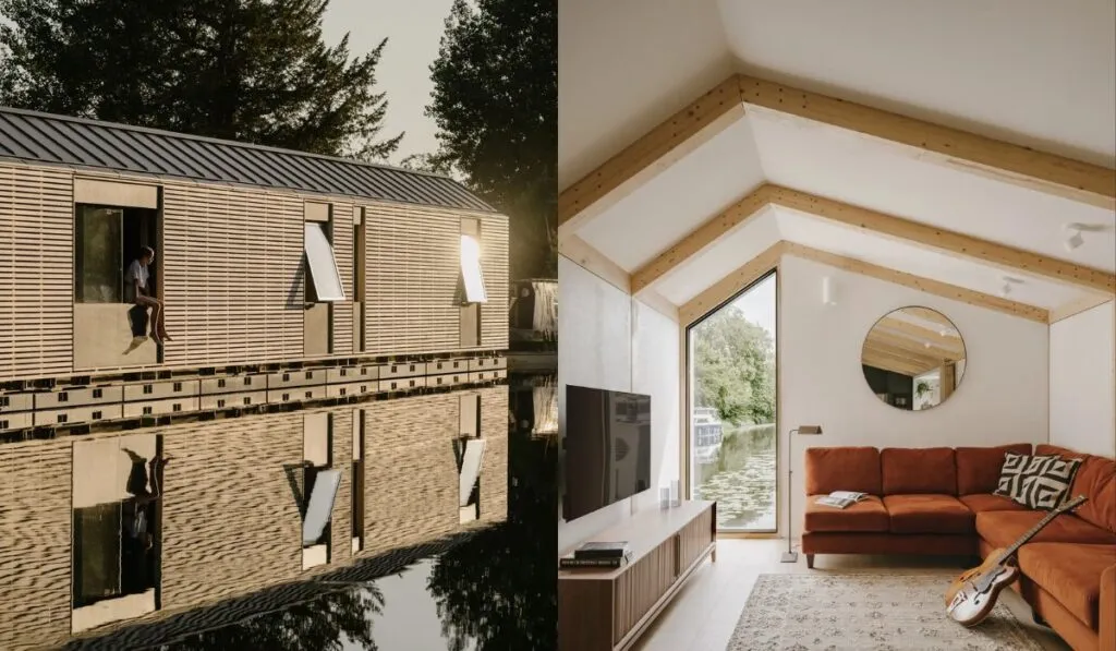 Una casa que flota: así es la vivienda minimalista que sorprende en Londres