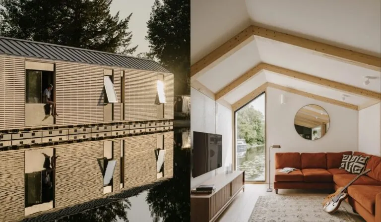 Una casa que flota: así es la vivienda minimalista que sorprende en Londres
