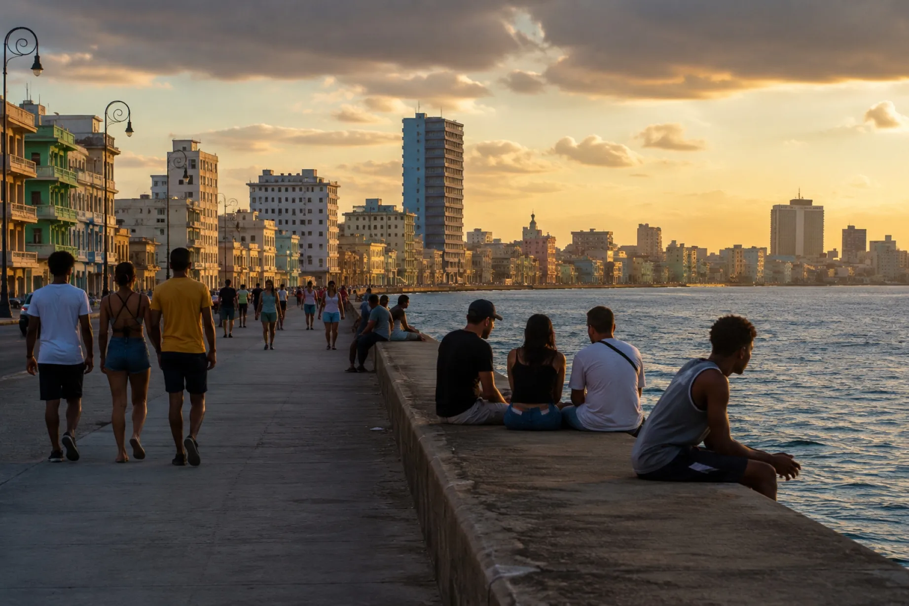 Vista de La Habana durante la crisis humanitaria en Cuba tras las nuevas sanciones de Estados Unidos y la advertencia de la ONU.